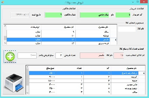 پروژه رستوران سی شارپ